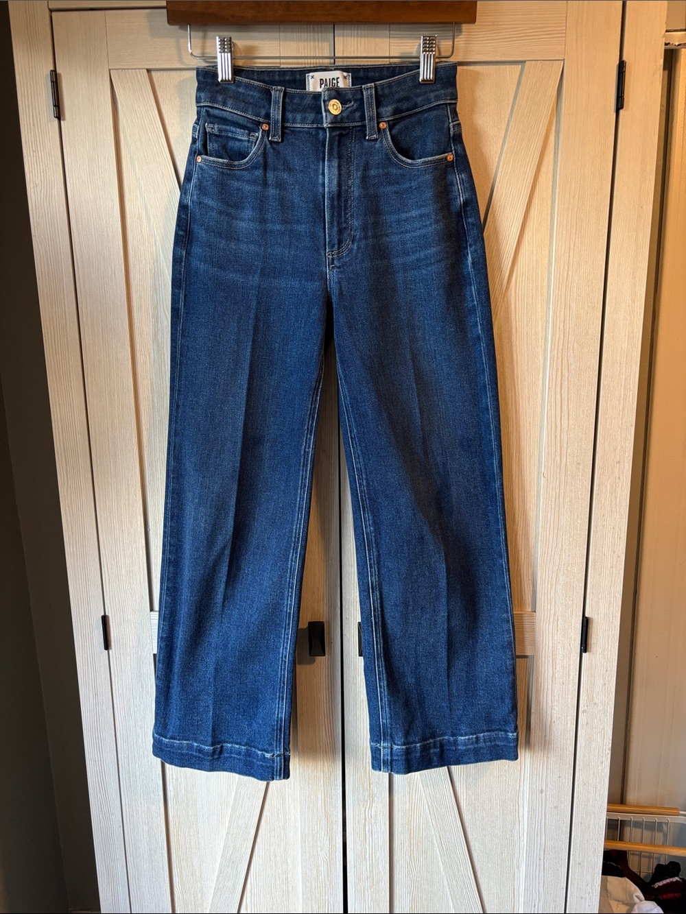 Paige Anessa size 24 cropped jean in color Provocative